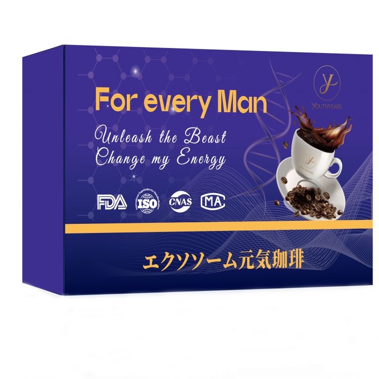 Testosterone - related stem cell exosomes coffee plus